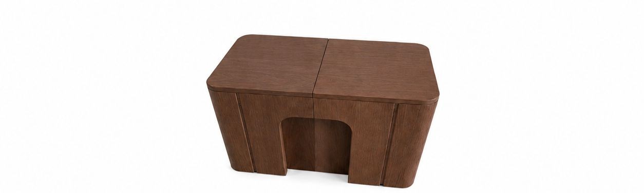The expandable EXTENDR bench with internal storage